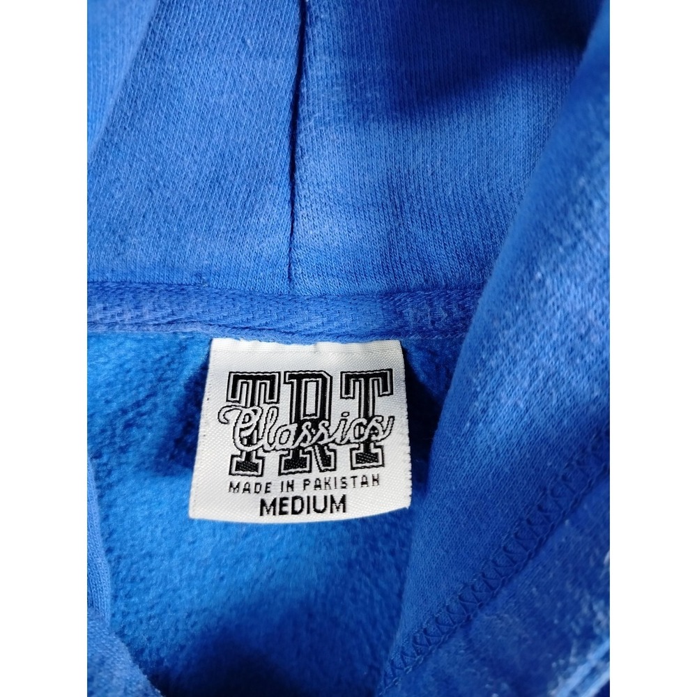 Vintage Duke Blue Devils Hoodie Mens Medium Blue Basketball Fleece TRT Classics - Picture 3 of 9